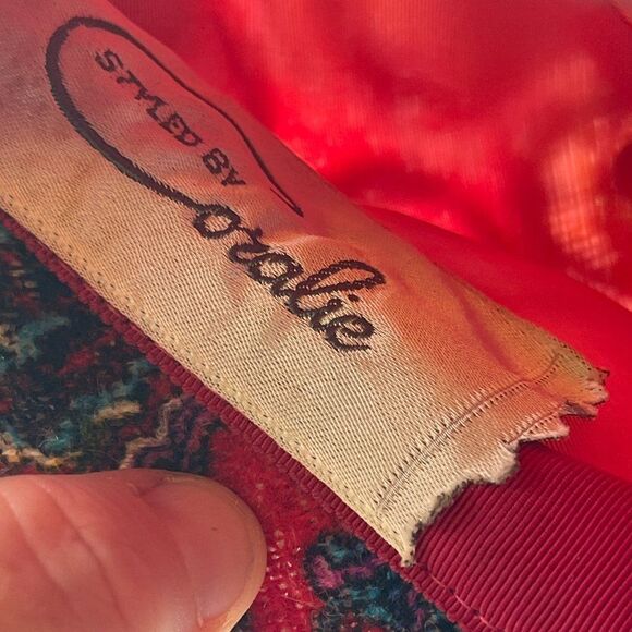  Coralie RARE Vintage Retro Paisely Yarn Turban Style Hat - Picture 8 of 10